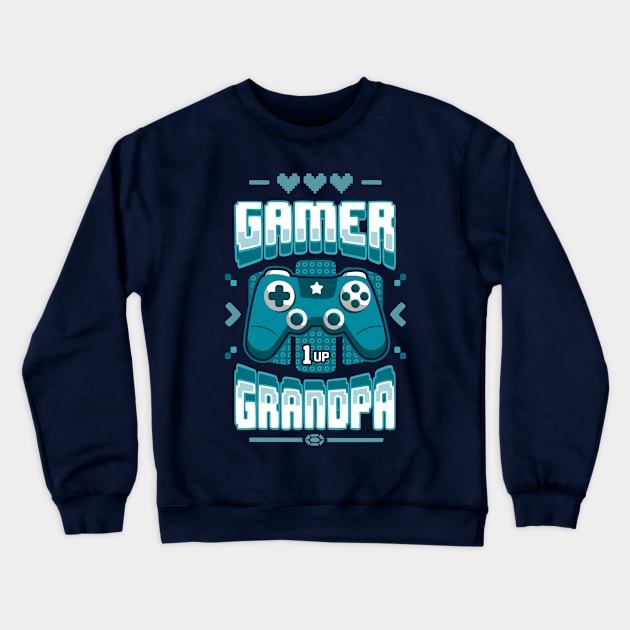 Gamer Grandpa Crewneck Sweatshirt by Olipop